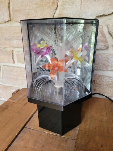 Lampe octogonale fibre optique - octogonale,
