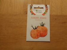 sachet de graines de tomates zébrées, très productif, port offert.