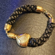 Bracelet Ted Lapidus Vintage 80's 19,5 Cm X20 Mm