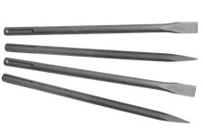 4x SDS Max burins type Hilti TE-Y TE500/50/504/505/54/55/60/72/74/75/76