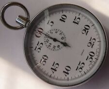Craco Big Stop Watch open face nickel chromiun case 67,5 mm. in diameter