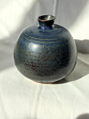 Rare petit vase - petit, bleu