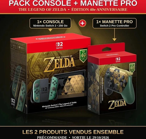 Pack console switch zelda - pack,