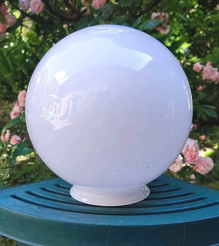 Ancien globe verre opaline - ancien,
