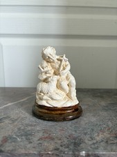 Ancien Sculpture Plâtre Saint