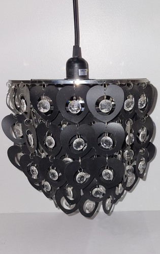 Suspension betty noire - betty, lustre