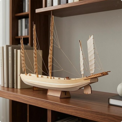 Maquette jonque chinoise - maquette, de