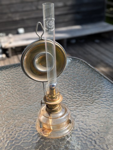 Lampe pétrole ancienne - lampe, à
