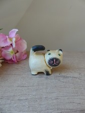 Figurine Chat Siamois aux Yeux