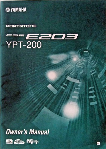 Yamaha psr e203 - psr-e203, ypt-200