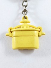 KEYCHAIN - SEB Miniature Plastic 1960s Minute Cooker - 3D - Vintage -