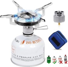 Réchaud à Gaz de Camping Portable, 3000W Pliable Mini réchaud à gaz pour Rand...