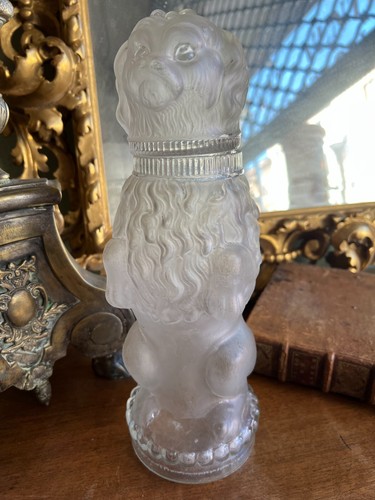 Bonbonnière verre chien - bonbonnière,