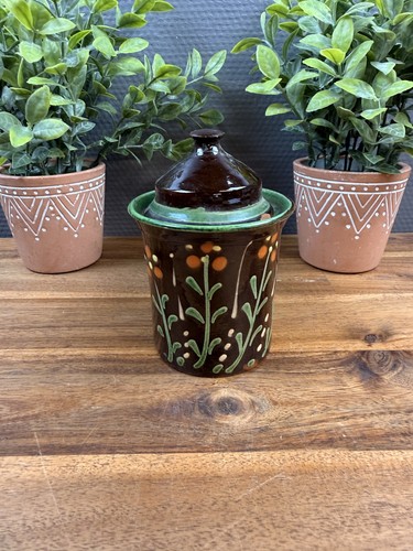 Ancien pot moutarde en - pot,