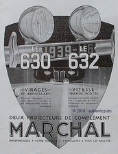 FLAGSHIP MARKET ADVERTISEMENT LE 630 LE 632 TURNS 1940 SPEED FRENCH AD PUB