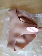 Vagina Brief Penetratable Silicone Vagina Panties for Crossdresser Gaff Soft Tit