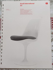 fiche publicité knoll chaise