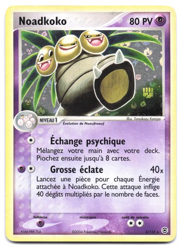 Carte pokémon noadkoko 112 - noadkoko, 5/112
