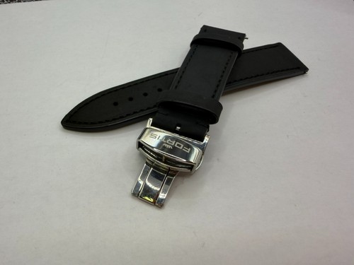 Fortis black genuine - genuine, leather