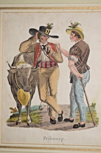 Fribourg suisse lithographie - fribourg,