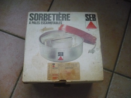 Seb vintage sorbetière sa - et,