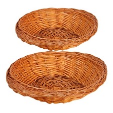 2 Pcs Couffin Osier Panier À
