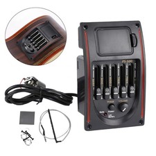 Accordeur piézo professionnel pour guitares acoustiques, égaliseur 5 bandes