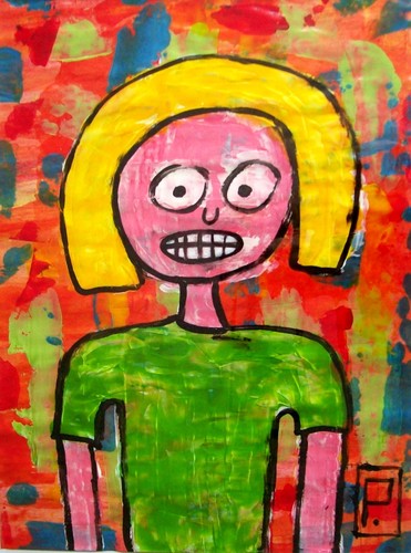 Tableau art contemporain - tableau, contemporain,