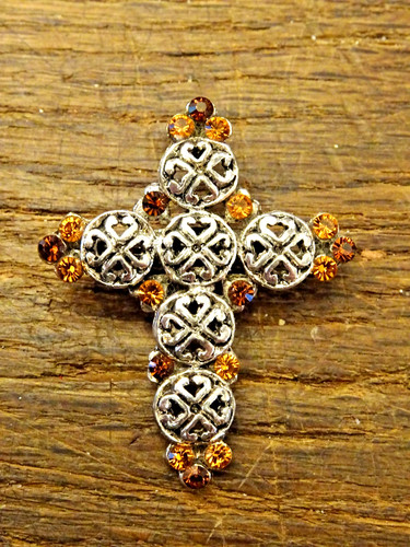 Broche pendentif croix - broche,