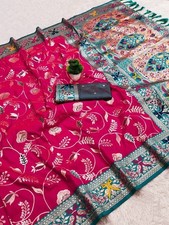 Sari Designer Indien Rose