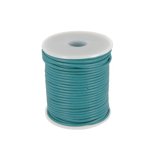 Lacet cuir rond - en,