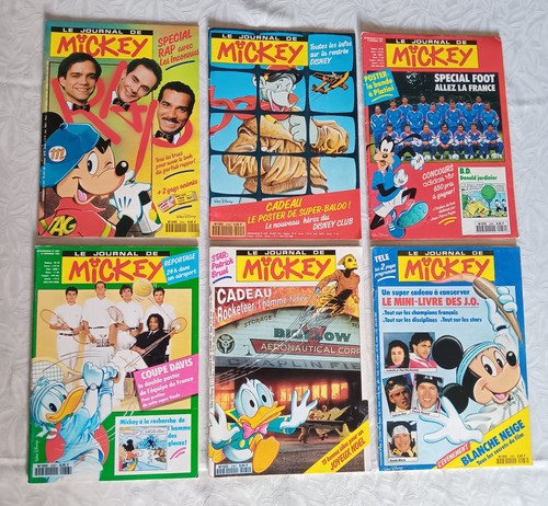 Journal mickey lot de 6 - journal,