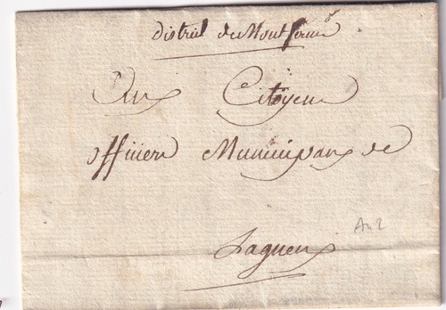 Marque postale prairial - 15,