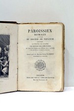 LIVRE ANCIEN PAROISSIEN ROMAIN