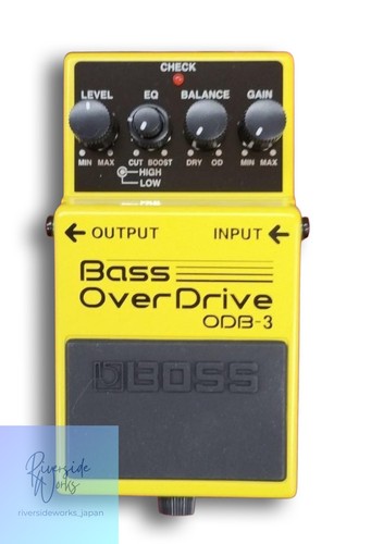 Pédale effet boss - d'effet, odb-3