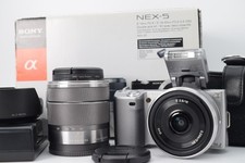 SONY a NEX-5 Mirrorless Digital Camera 16mm/18-55mm 2Lens Kit [Excellnt] #1326