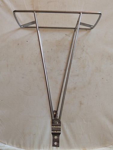 Porte bagage acier chromé