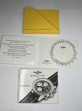 Breitling  Old Navitimer II & Slide Rule Instructions Manual & Slide Rule