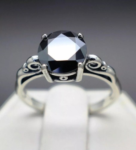 Diamant noir bague great - noir,