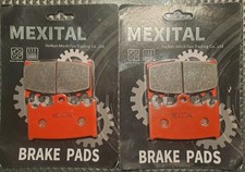 KAWASAKI ZZR 1100 1990/2001 LOT DE 4 PLAQUETTES DE FREIN AVANT MEXITAL