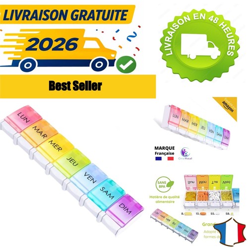Pilulier semainier jours one - semainier, 7