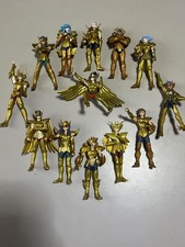 Saint Seiya 12 Gold Zodiac Warriors + Seiya in Gold Cloth Set, Used, Excellent