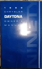 Manuel du propriétaire Chrysler Daytona 1990