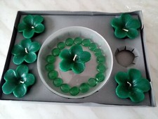 6 BOUGIES  FLOTTANTES  FLEURS