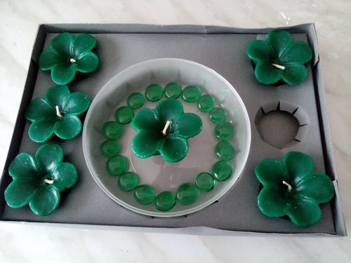 Bougies flottantes fleurs - bougies,