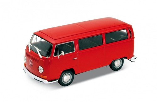 Volkswagen bus rouge - t2, 1972