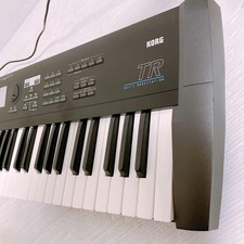KORG TR61 Synthesizer Music Workstation 61-Key Keyboard with Power Cable