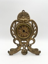 Antique 1920s Dauphin Koi Devil Fish Clamshell Decorative Arts Clock US Patent