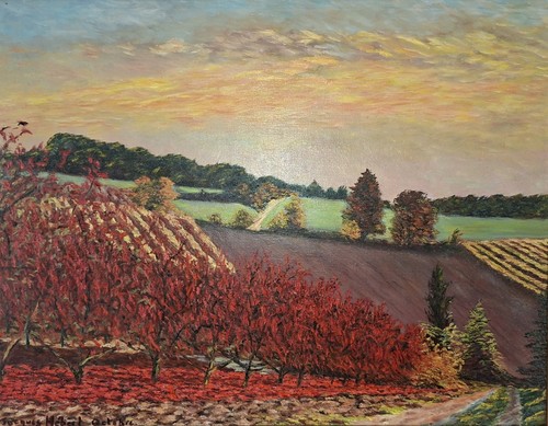 Tableau paysage champêtre