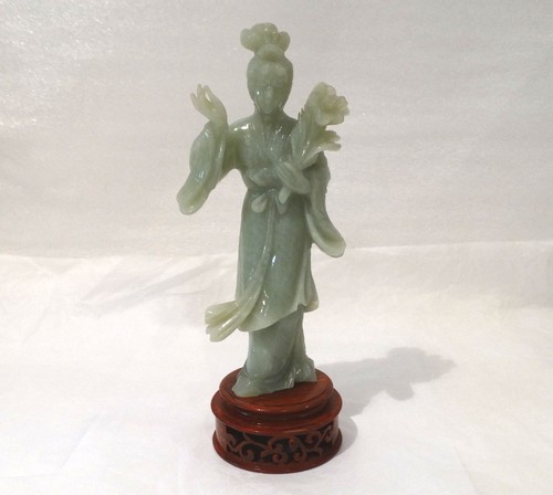 Chine statuette jade - jade, vert